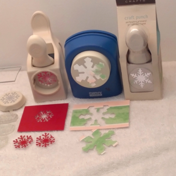 Martha Stewart and m a r v y Other - 2 Martha Stewart scrapbooking craft paper punch plus one Marvy paper punch